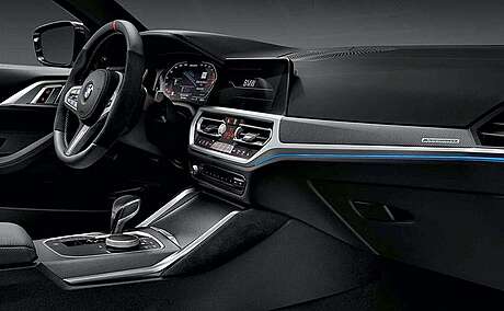 Interior inserts (carbon) M Performance 51955A271A3-MP BMW G22 4er (original, Germany)