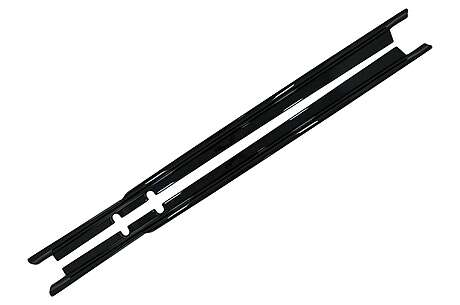 Side Skirts Extensions suitable for Seat Leon Mk4 (2020-up) Piano Black