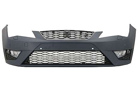 Front Bumper with DRL Lights suitable for Seat Leon 5F (2013-10.2016) FR Design